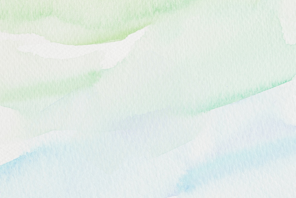 Green and blue watercolor style background illustration